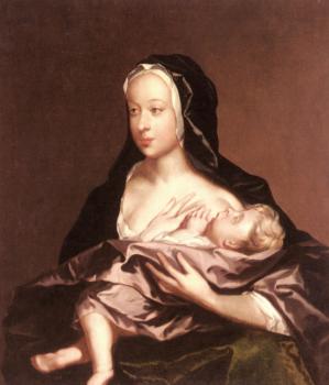 索多馬 Soest Gerard Mother And Child 索多馬 Soest Gerard Mother And Child